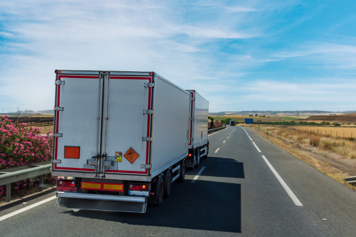 transporte mercancías peligrosas
